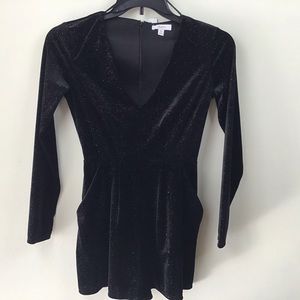 Candies, Black, XS, LS Skort Dress,NWT.